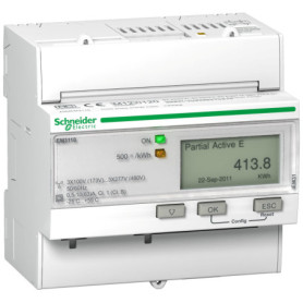 Compteur d'énergie Power iEM3110 63 A Classe 1 Blanc