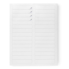 Étiquettes Blanches Rectangulaires Amazon Basics - 1500 Unités