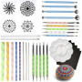 Kit Complet de 35 Outils de Peinture Mandala - THE TWIDDLERS