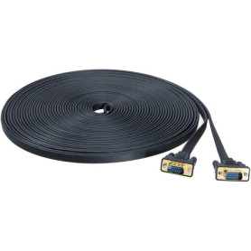 Câble VGA Ultra Fin DTech 15 m - Connexion Full HD 1080p