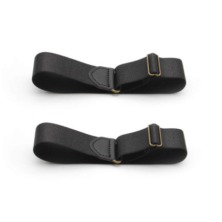 Brassards de Chemise Ajustables KLEHOPE - 2 Pièces Anti-Dérapantes pour Manches