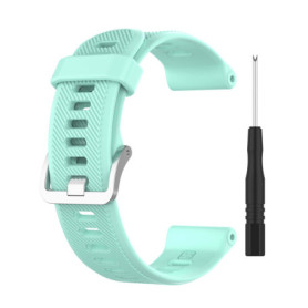 Bracelet Sport en Silicone Vert pour Garmin Forerunner 745