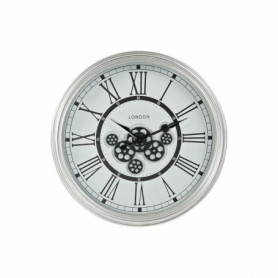 Horloge Murale DKD Home Decor Blanc Verre Fer Argenté (60 x 10 x 60 cm) 135,99 €