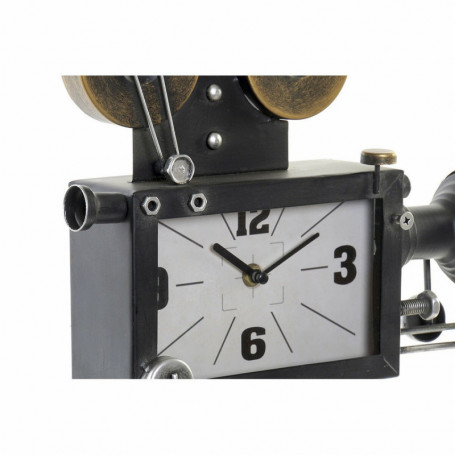 Horloge de table DKD Home Decor Noir Verre Fer Bois MDF (33 x 16 x 45 cm) 89,99 €