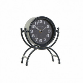 Horloge de table DKD Home Decor Verre Noir Fer (16 x 7.5 x 21 cm) 29,99 €