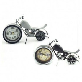 Horloge de table DKD Home Decor Noir Gris Fer (29.5 x 7.5 x 17 cm) (2 pcs) 56,99 €