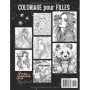 Livre de coloriage enchanté pour filles dès 8 ans - 50 motifs créatifs