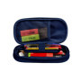 Trousse Scolaire Oxford B-Max en RPET Bleu Marine avec Élastique
