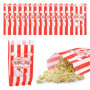 YBCCBY 200 Sacs en Papier pour Pop-Corn - Idéal pour Fêtes et Cinéma