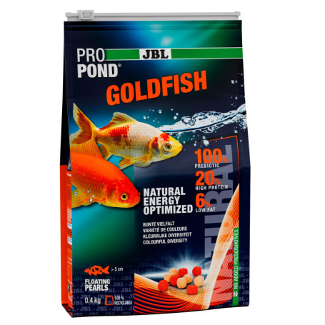 JBL PROPOND Aliment pour Poissons Rouges 0,4kg - Nourriture Équilibrée Toute l'Année