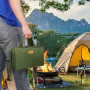 Set de Cuisine Camping E EASTSTORM - 12 Ustensiles en Acier Inoxydable pour Aventures en Plein Air