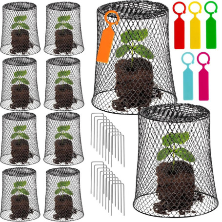 Cloches de Protection Métalliques pour Plantes - 12 Pièces KAHEIGN