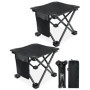 KingCamp Lot de 2 Tabourets de Camping Pliables - Léger et Résistant jusqu'à 180 kg