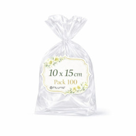 Sachets Cellophane Transparente Ofituria - 100 Sacs pour Emballage Élégant