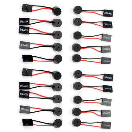 GERUI Lot de 20 Haut-parleurs Piézoélectriques pour Ordinateur