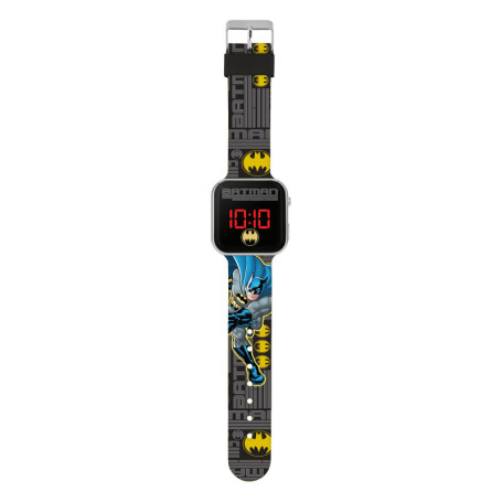 Montre Numérique Batman pour Enfant avec Bracelet en Silicone Noir
