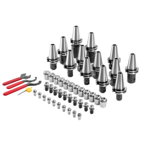 Kit de Porte-Pinces de Serrage VEVOR CAT40 ER16/32 - 35 Pièces pour Fraiseuse et Perceuse