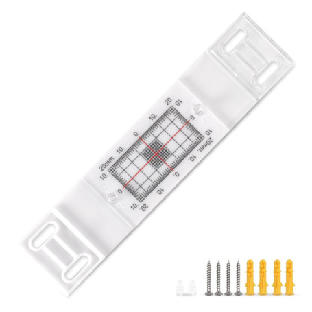 Moniteur de Fissures Mountlaser avec Adaptateurs Fixes - Surveillance Murale Efficace