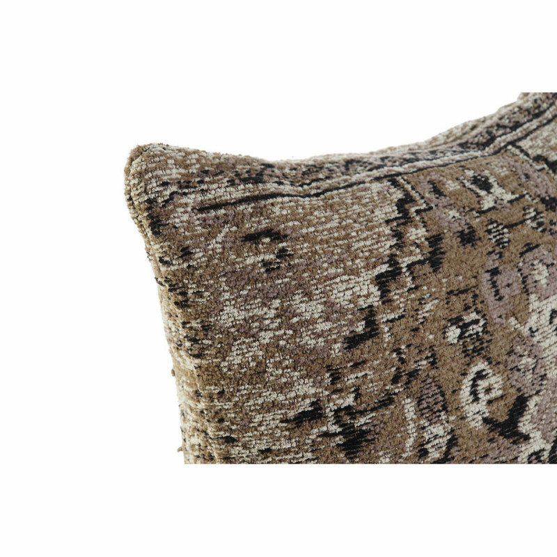 Image secondaire de Coussin DKD Home Decor Plastique Blanc Marron Noir Rectangulaire Carré Arabe 45 x 12 x 45 cm