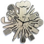 Horloge Murale Instant Karma pour Cuisine - Design Élégant et Silencieux