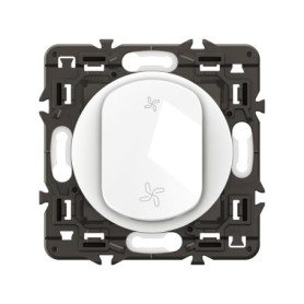 Interrupteur Poussoir VMC Legrand - 6A - Prêt à Installer - Blanc