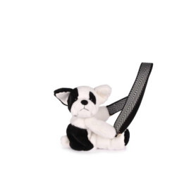 Sac Doudou Chien Noir et Blanc - Compagnon Doux et Pratique