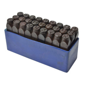 Jeu de Poinçons à Lettres 2 mm Faithfull