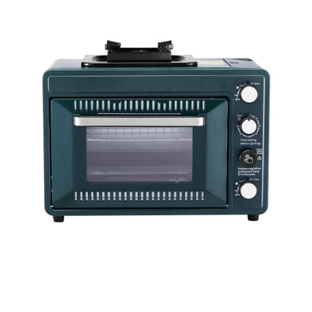 Four à Gaz Portable VEVOR 2 en 1 avec Minuterie et Grille pour Camping