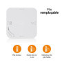 Détecteur de Monoxyde de Carbone Connecté Smartwares avec Notifications Smartphone