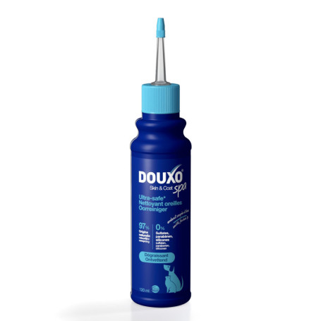 DOUXO Skin & Coat Spa - Nettoyant Auriculaire Doux pour Chiens et Chats, 120 ML