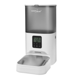 Mangeoire Automatique Green Blue GB393 pour Chiens et Chats - 6 Litres, Programmable