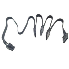 Câble d'alimentation modulaire Gintai pour Corsair RM850/RM1000 - 1 mâle vers 4 SATA