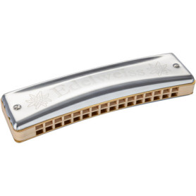 Harmonica Hohner Edelweiss 32 en Do Majeur - Sonorité Chaleureuse