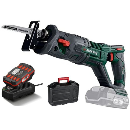 Scie Sabre Parkside PSSA 20-Li A1 avec Batterie et Chargeur