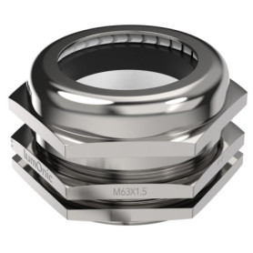 Presse-étoupe en métal M63 Lumonic - IP68, Laiton nickelé, Plage de serrage 37-44mm