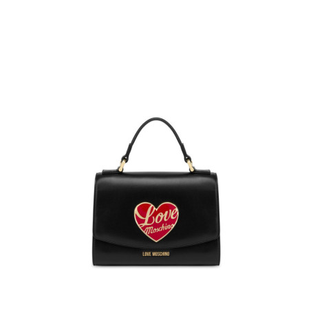 Sac à main Love Moschino en PU noir pour femmes