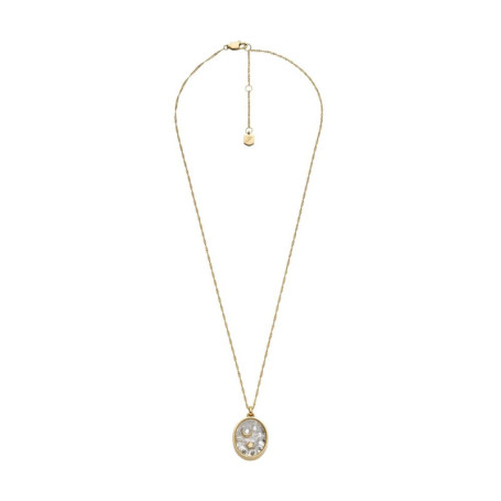 Collier Pendentif Doré en Acier Inoxydable pour Femme - Fossil Sutton