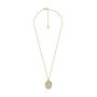 Collier Pendentif Doré en Acier Inoxydable pour Femme - Fossil Sutton