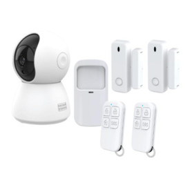 Pack de Sécurité Konyks avec Caméra WiFi Motorisée et Détecteurs