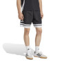 Short de Sport adidas Herren SQUADRA25 en Polyester Recyclé - Noir/Blanc, Taille L