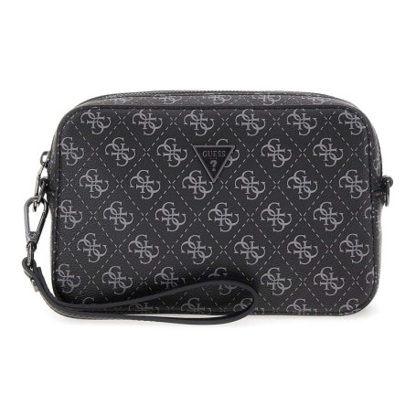 Sac à Bandoulière GUESS Milano en Simili Cuir Noir