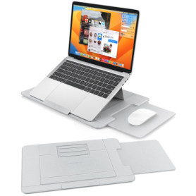 Table de Bureau Ergonomique AboveTEK pour Ordinateur Portable avec Tapis de Souris Rétractable