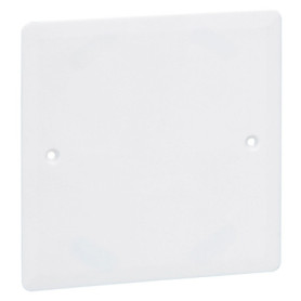 Couvercle Carré Batibox 100x100mm - Finition Blanche Legrand