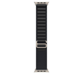 Bracelet Apple Watch Alpine Loop 49 mm Noir - Taille Medium