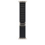 Bracelet Apple Watch Alpine Loop 49 mm Noir - Taille Medium