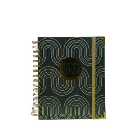 Agenda Scolaire Vert 2024 - Idéal pour Enseignants et Élèves