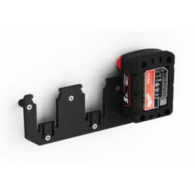 Support mural pour batteries Milwaukee M18 - Organisation optimale de votre atelier