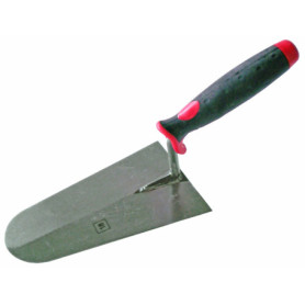 Truelle légère Nespoli avec manche en caoutchouc - 18 cm