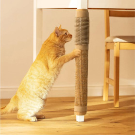 Tapis Griffoir en Sisal pour Chat - Protection Meubles et Sols - 60 x 25 cm