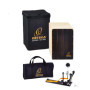 Set Cajon Ortega Guitars avec Pédale et Accessoires Inclus